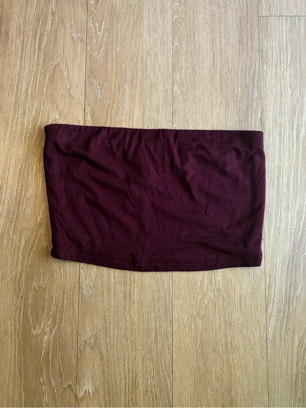 Windsor Burgundy/Maroon Cropped Tube Top